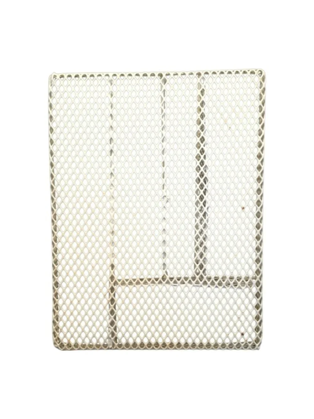 Coated Wire Mesh 4 Compartment Flatware Drawer Organizer 13.25